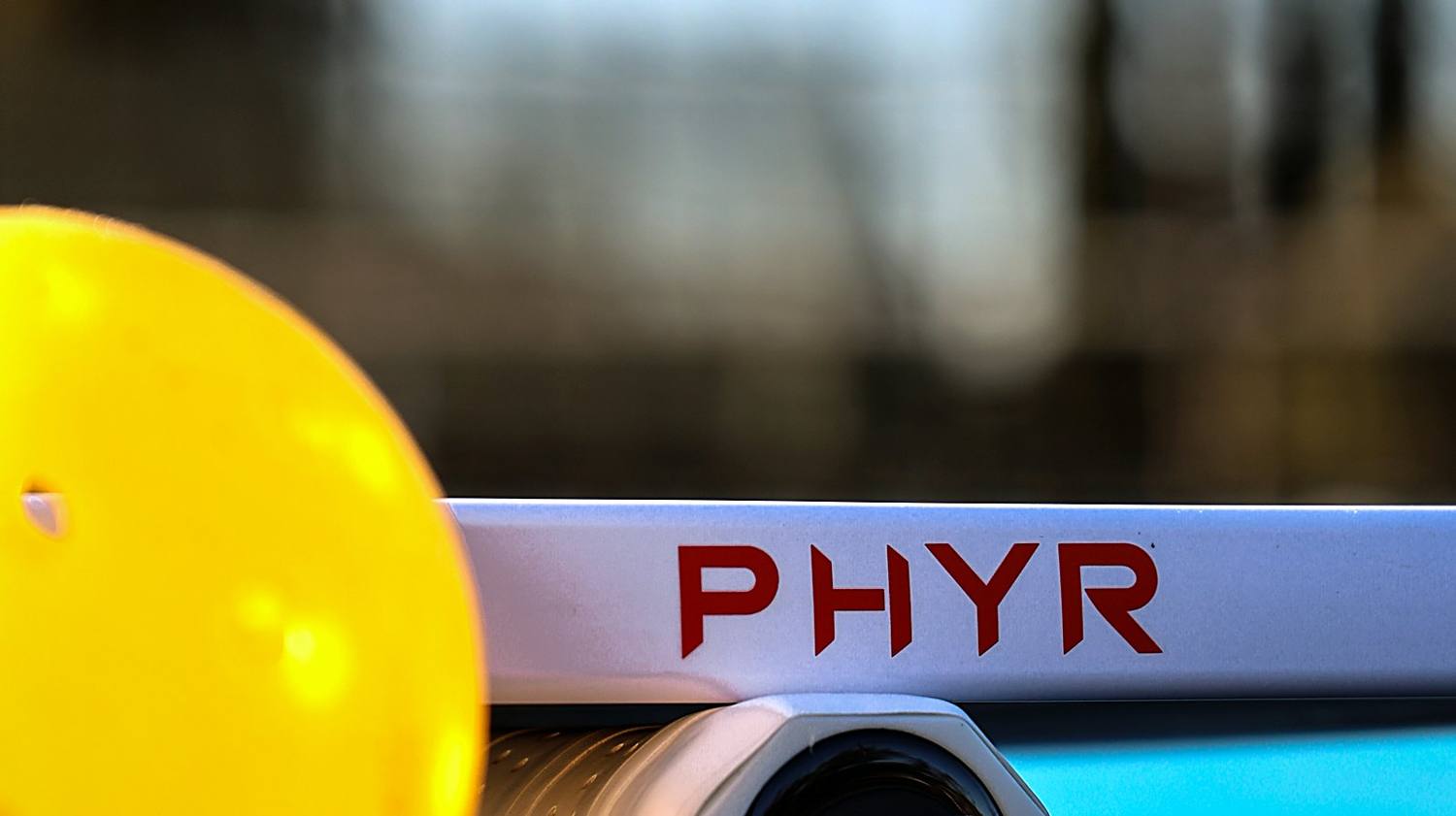 PHYR Inferno paddle and ball, close-up
