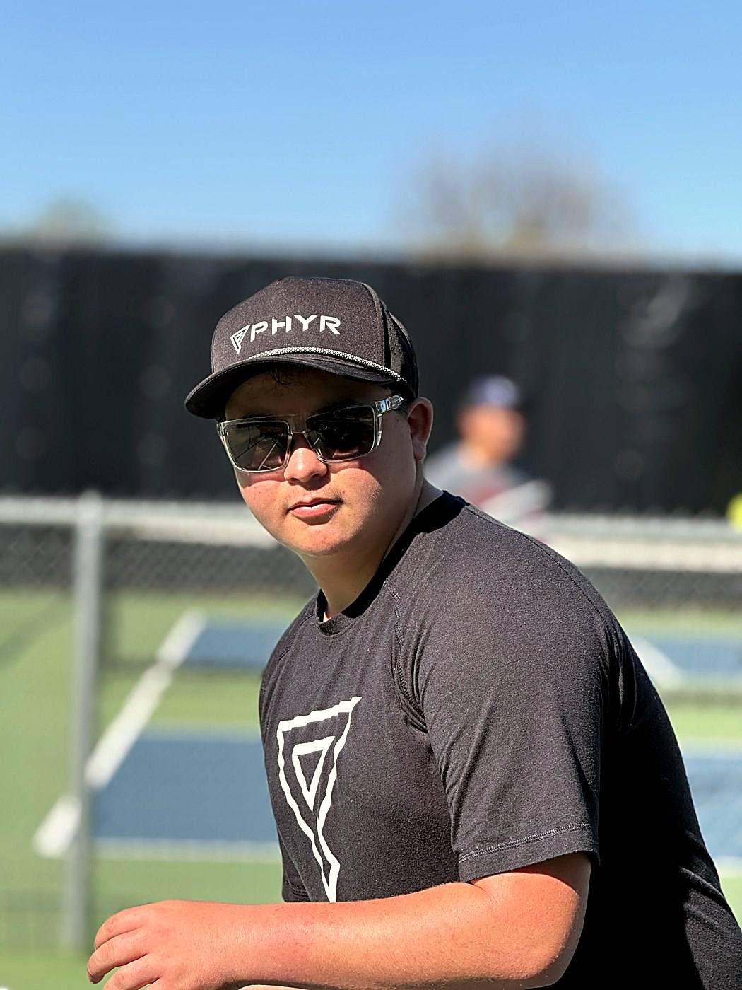 PHYR apparel on court